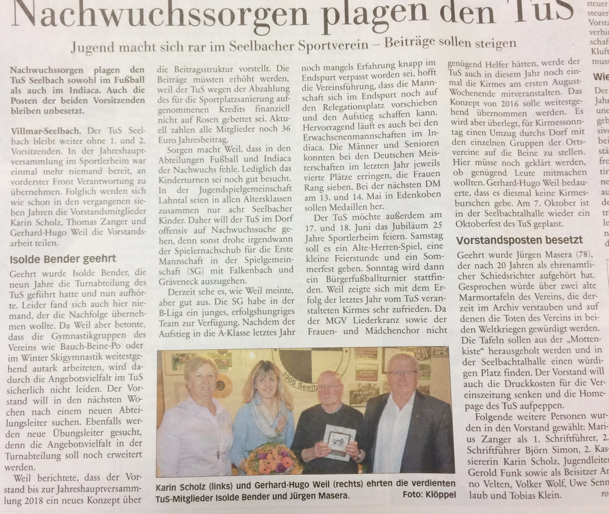 Source - Nassauische Neue Presse from April 7, 2017